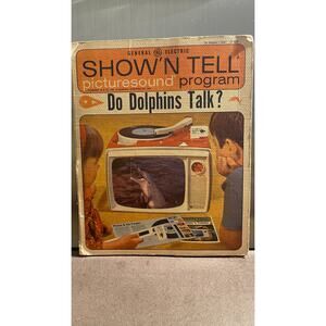 Do Dolphins Talk? Show 'N Tell Vintage Record Picturesound Program As Is